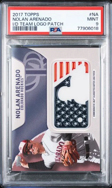 2017 Topps Nolan Arenado Independence Day Team Logo Patch #NA card image