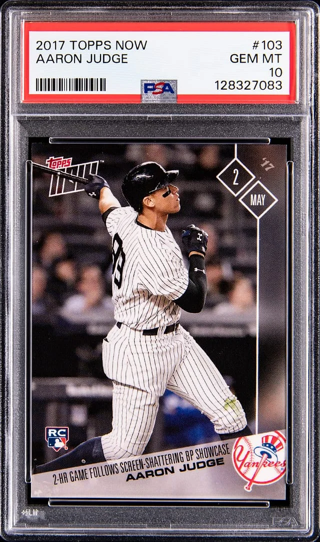2017 Topps Now Aaron Judge #103 card image