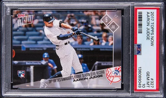 2017 Topps Now Aaron Judge #327 card image