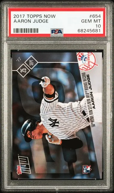 2017 Topps Now Aaron Judge #654 card image