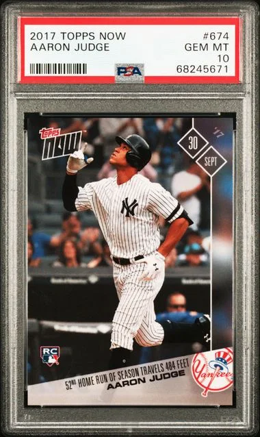 2017 Topps Now Aaron Judge #674 card image