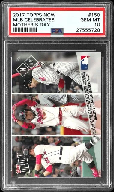 2017 Topps Now MLB Celebrates Mother's Day #150 card image