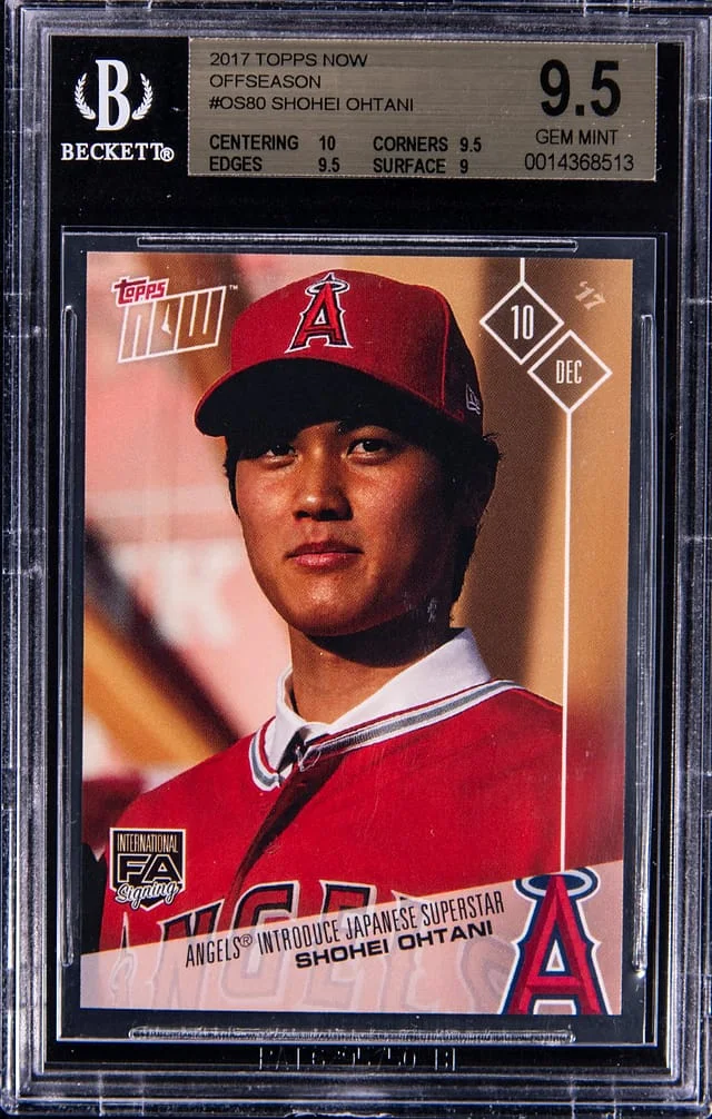 2017 Topps Now Shohei Ohtani Off-Season #OS-80 card image