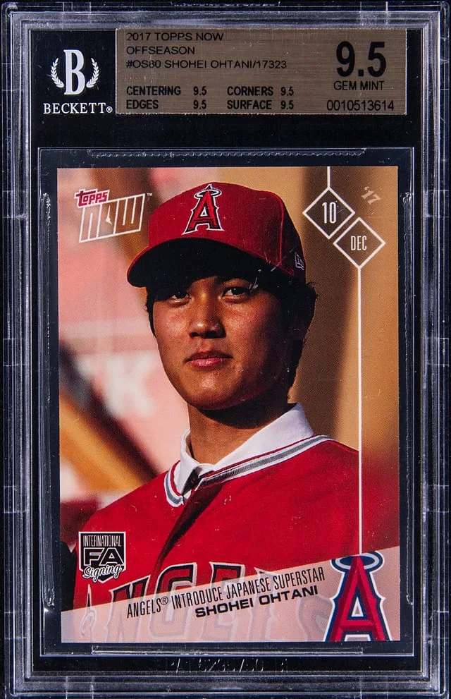 2017 Topps Now Shohei Ohtani Offseason #OS80 card image