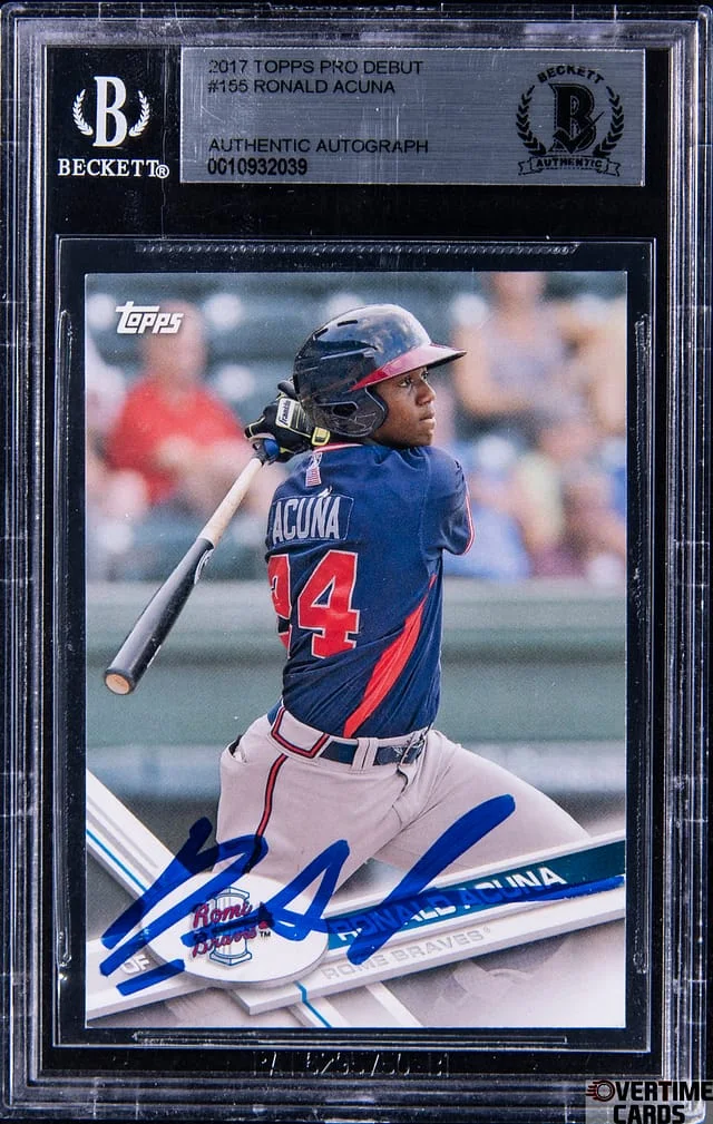 2017 Topps Pro Debut Ronald Acuna Jr. #155 card image