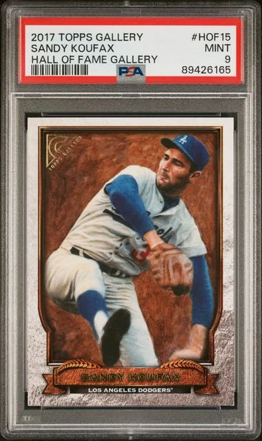 2017 Topps Sandy Koufax Gallery Hall Of Fame Gallery #HOF15 card image