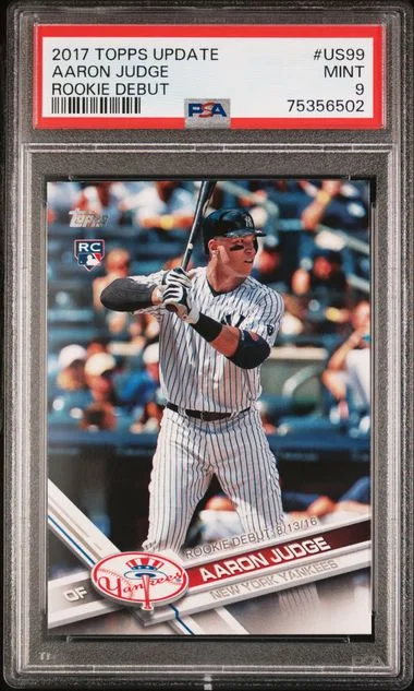 2017 Topps Update Aaron Judge Debut #US99 card image