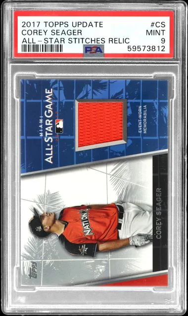 2017 Topps Update Corey Seager All-Star Stitches Relic #ASR-CS card image