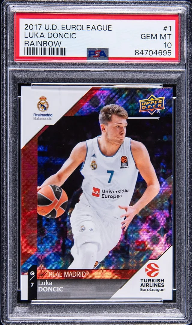 2017 Upper Deck Luka Doncic Euroleague Rainbow #1 card image