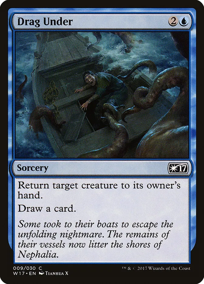 2017 Welcome Deck 2017 Drag Under common #9 unlisted card image