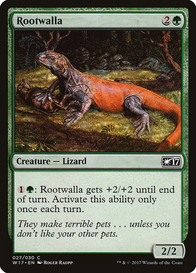 2017 Welcome Deck 2017 Rootwalla common #27 unlisted card image
