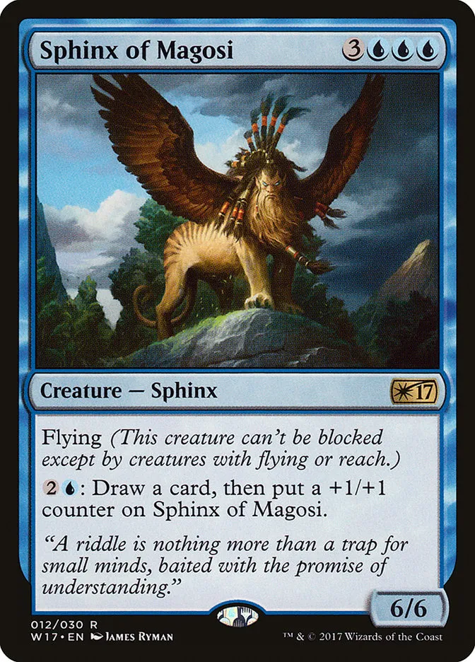 2017 Welcome Deck 2017 Sphinx of Magosi rare #12 unlisted card image