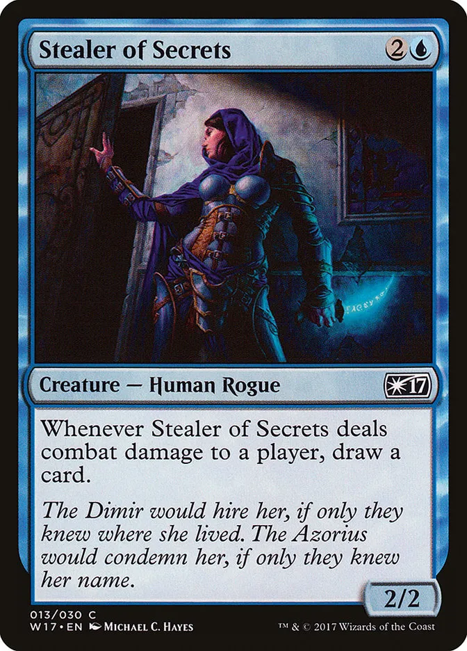 2017 Welcome Deck 2017 Stealer of Secrets common #13 unlisted card image