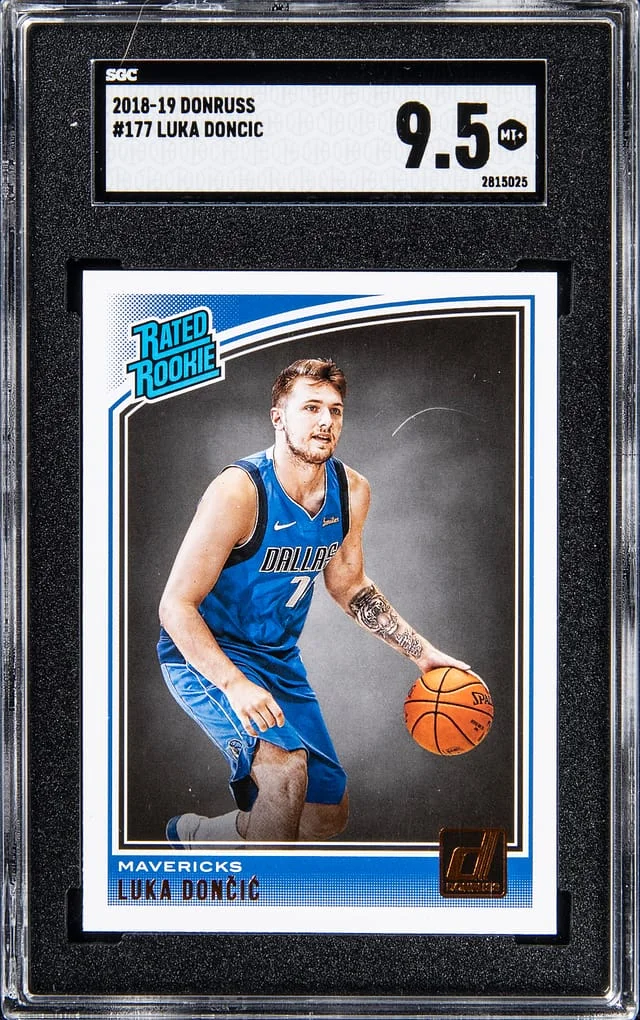 2018-19 Donruss Luka Doncic Rated #177 card image