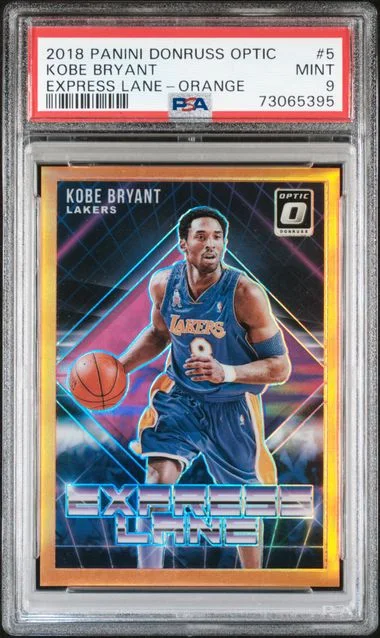 2018-19 Donruss Optic Kobe Bryant Express Lane Orange #5 card image