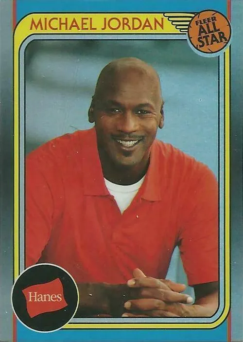 2018-19 Fleer Hanes Michael Jordan 30th Anniversary Michael Jordan All-Star #HA-3 card image
