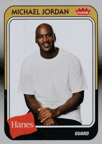 2018-19 Fleer Hanes Michael Jordan 30th Anniversary Michael Jordan #MJ-1 card image