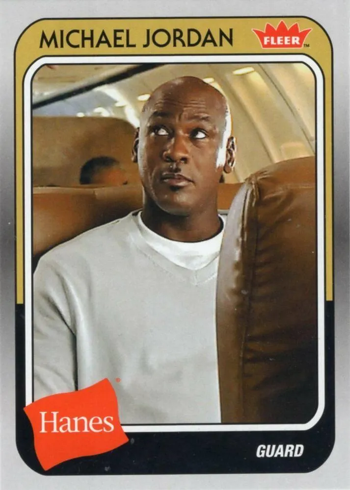 2018-19 Fleer Hanes Michael Jordan 30th Anniversary Michael Jordan #MJ-10 card image
