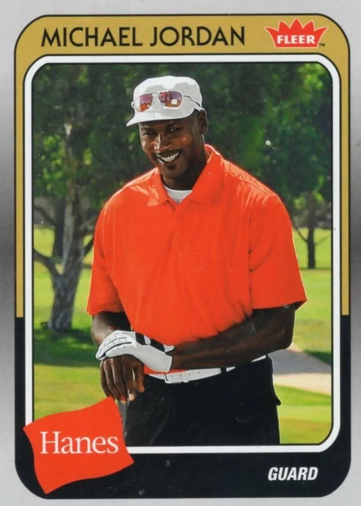2018-19 Fleer Hanes Michael Jordan 30th Anniversary Michael Jordan #MJ-13 card image