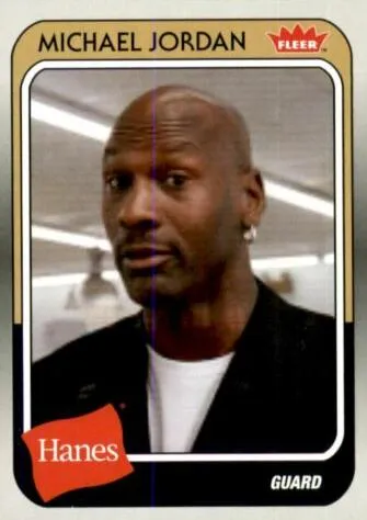2018-19 Fleer Hanes Michael Jordan 30th Anniversary Michael Jordan #MJ-15 card image