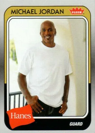 2018-19 Fleer Hanes Michael Jordan 30th Anniversary Michael Jordan #MJ-16 card image