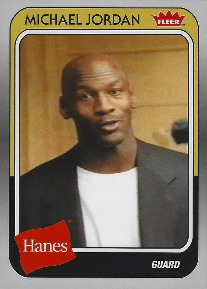 2018-19 Fleer Hanes Michael Jordan 30th Anniversary Michael Jordan #MJ-2 card image