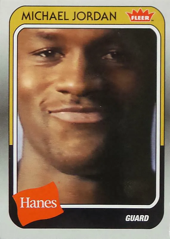 2018-19 Fleer Hanes Michael Jordan 30th Anniversary Michael Jordan #MJ-20 card image
