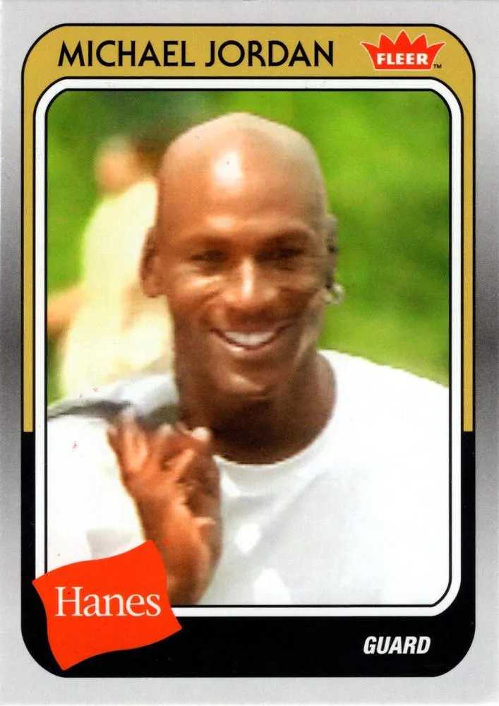 2018-19 Fleer Hanes Michael Jordan 30th Anniversary Michael Jordan #MJ-21 card image