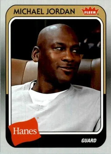 2018-19 Fleer Hanes Michael Jordan 30th Anniversary Michael Jordan #MJ-22 card image
