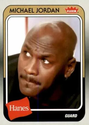 2018-19 Fleer Hanes Michael Jordan 30th Anniversary Michael Jordan #MJ-23 card image