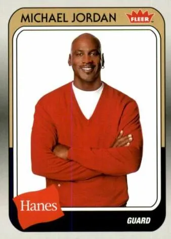 2018-19 Fleer Hanes Michael Jordan 30th Anniversary Michael Jordan #MJ-24 card image