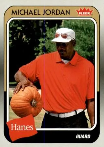 2018-19 Fleer Hanes Michael Jordan 30th Anniversary Michael Jordan #MJ-25 card image