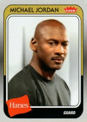 2018-19 Fleer Hanes Michael Jordan 30th Anniversary Michael Jordan #MJ-26 card image