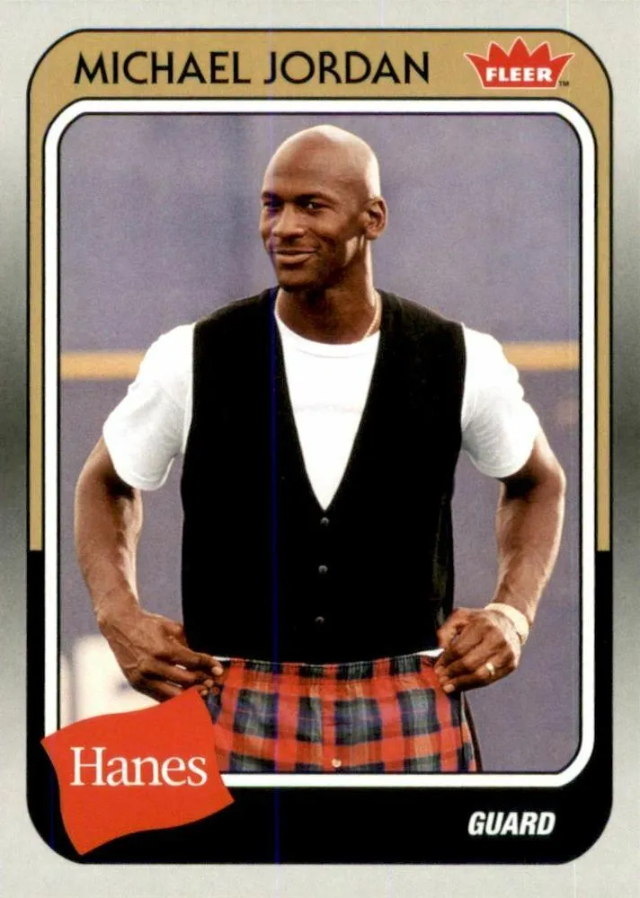 2018-19 Fleer Hanes Michael Jordan 30th Anniversary Michael Jordan #MJ-27 card image