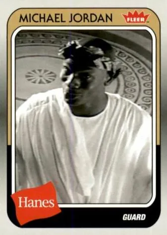 2018-19 Fleer Hanes Michael Jordan 30th Anniversary Michael Jordan #MJ-28 card image