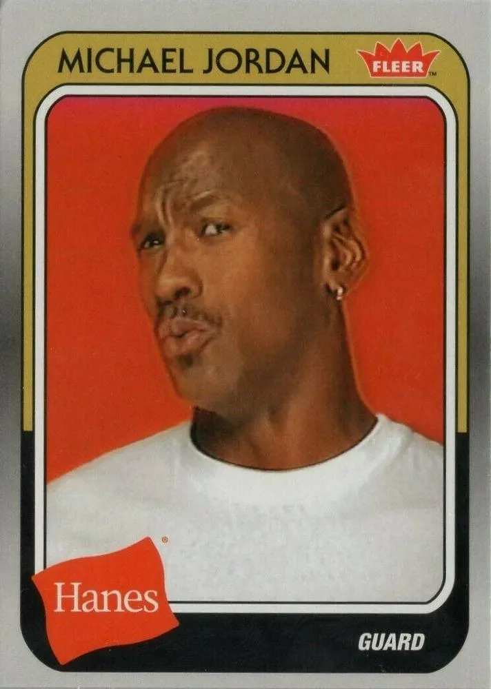 2018-19 Fleer Hanes Michael Jordan 30th Anniversary Michael Jordan #MJ-3 card image