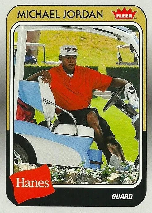 2018-19 Fleer Hanes Michael Jordan 30th Anniversary Michael Jordan #MJ-30 card image