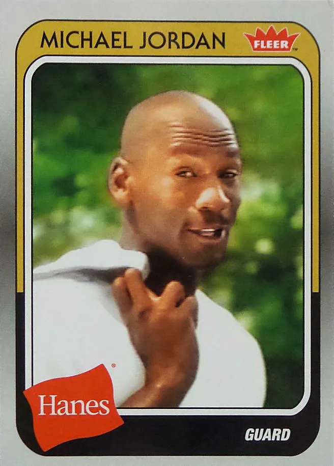 2018-19 Fleer Hanes Michael Jordan 30th Anniversary Michael Jordan #MJ-31 card image