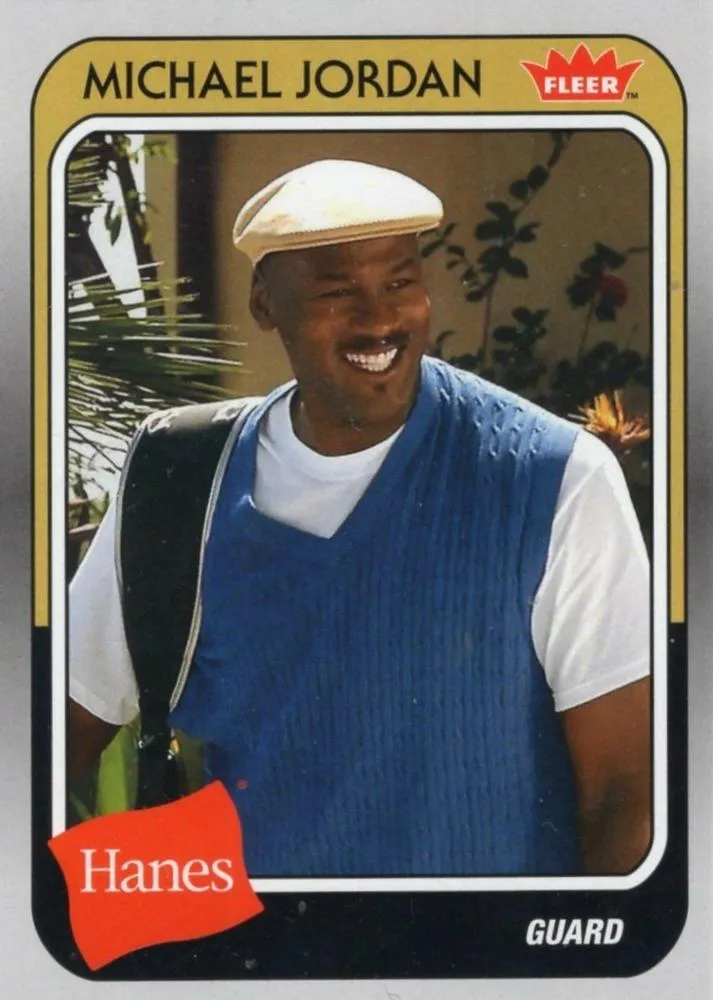 2018-19 Fleer Hanes Michael Jordan 30th Anniversary Michael Jordan #MJ-34 card image