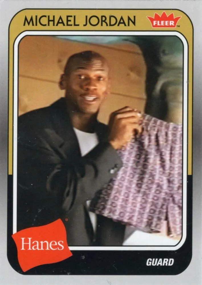 2018-19 Fleer Hanes Michael Jordan 30th Anniversary Michael Jordan #MJ-35 card image