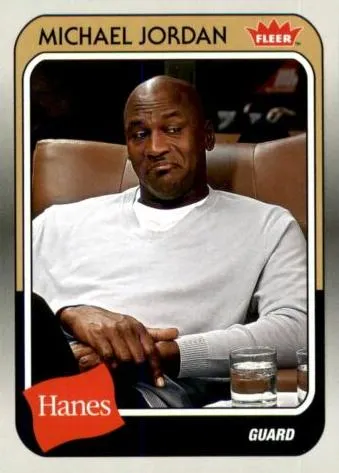 2018-19 Fleer Hanes Michael Jordan 30th Anniversary Michael Jordan #MJ-4 card image