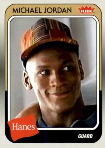 2018-19 Fleer Hanes Michael Jordan 30th Anniversary Michael Jordan #MJ-41 card image