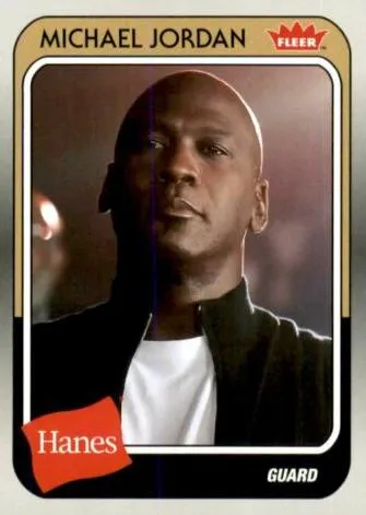 2018-19 Fleer Hanes Michael Jordan 30th Anniversary Michael Jordan #MJ-44 card image