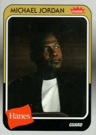 2018-19 Fleer Hanes Michael Jordan 30th Anniversary Michael Jordan #MJ-46 card image