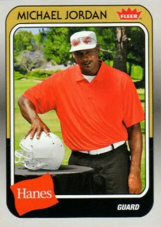 2018-19 Fleer Hanes Michael Jordan 30th Anniversary Michael Jordan #MJ-47 card image