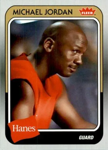 2018-19 Fleer Hanes Michael Jordan 30th Anniversary Michael Jordan #MJ-48 card image