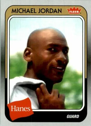 2018-19 Fleer Hanes Michael Jordan 30th Anniversary Michael Jordan #MJ-6 card image