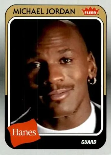 2018-19 Fleer Hanes Michael Jordan 30th Anniversary Michael Jordan #MJ-7 card image