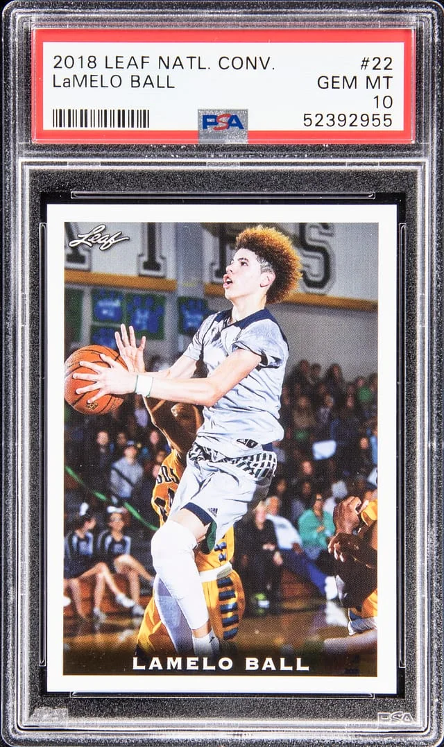 2018-19 Leaf LaMelo Ball National Convention #22 card image