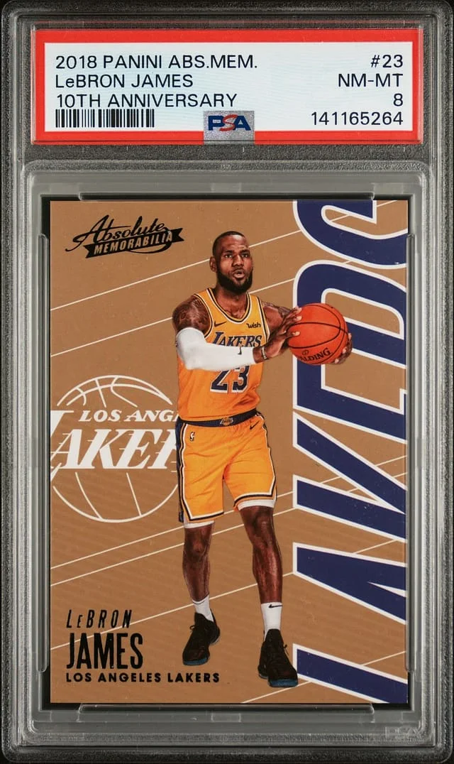 2018-19 Panini Absolute LeBron James Memorabilia 10th Anniversary #23 card image